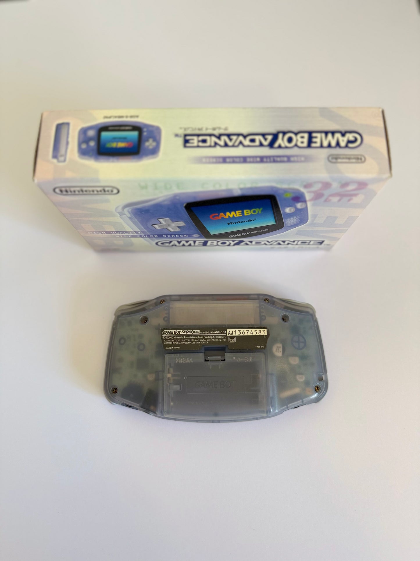 Game Boy Advance – Glacier | Consola retro japonesa auténtica (reacondicionada, con caja original)