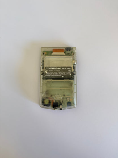 Game Boy Color – Transparente | Consola retro japonesa auténtica (reacondicionada)