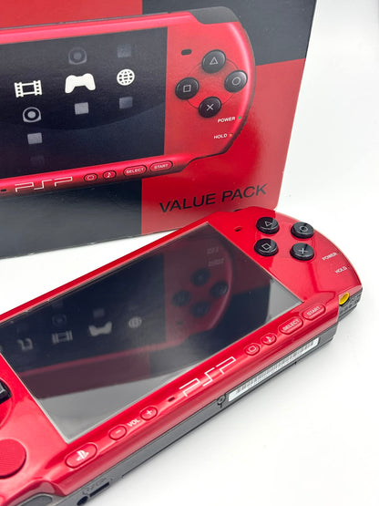 PSP 3000 – Pack Valeur Rouge/Noir (Complet) 