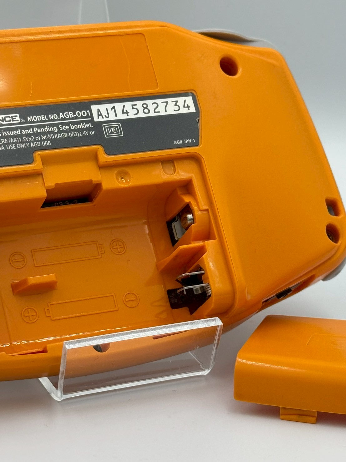 Game Boy Advance – Clear Orange (Transparent)