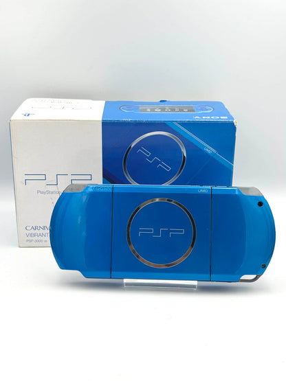 PSP 3000 – Bleu vif, boîte complète🇯🇵 