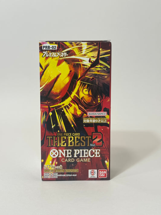 ONE PIECE Card Game – The Best Vol.2 Premium Booster Box (Japanese | PRB-02 | Sealed | Bandai Namco)