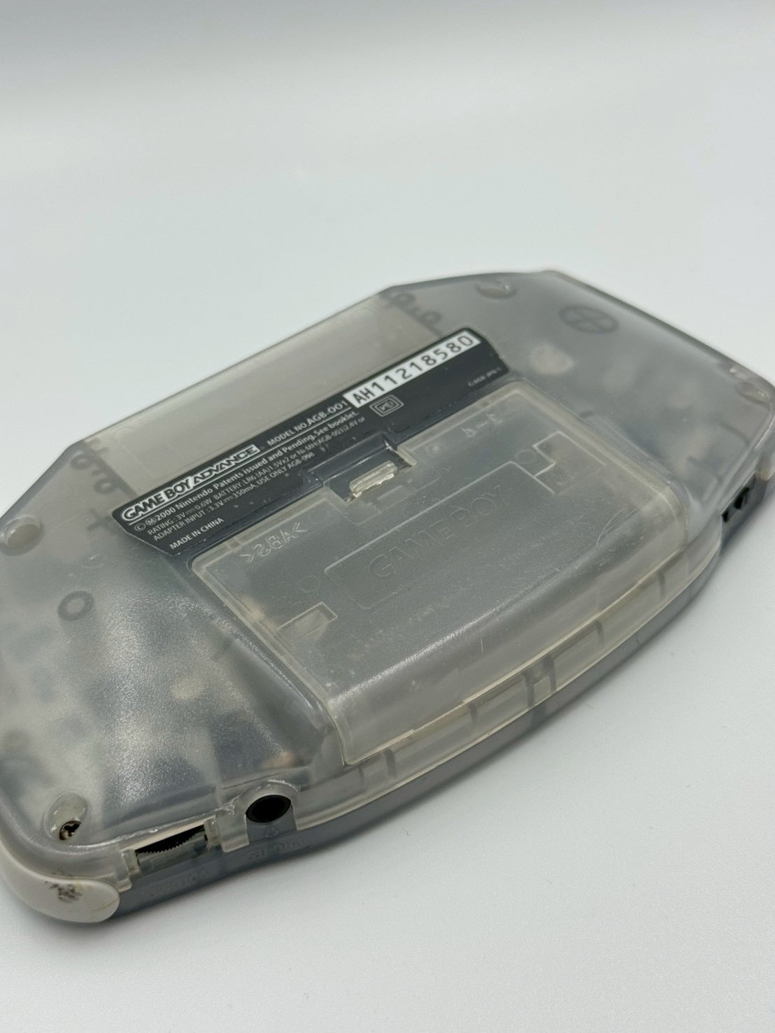 Game Boy Advance – Glacier Blue (Transparent)
