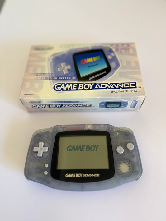 Game Boy Advance – Glacier | Authentique console rétro japonaise (reconditionnée, avec boîte d'origine)