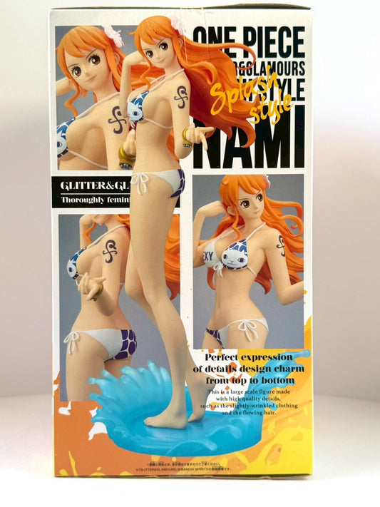 One Piece – Nami Glitter & Glamours Splash Style Figure | Authentic Japanese Collectible – Tokyo Retro