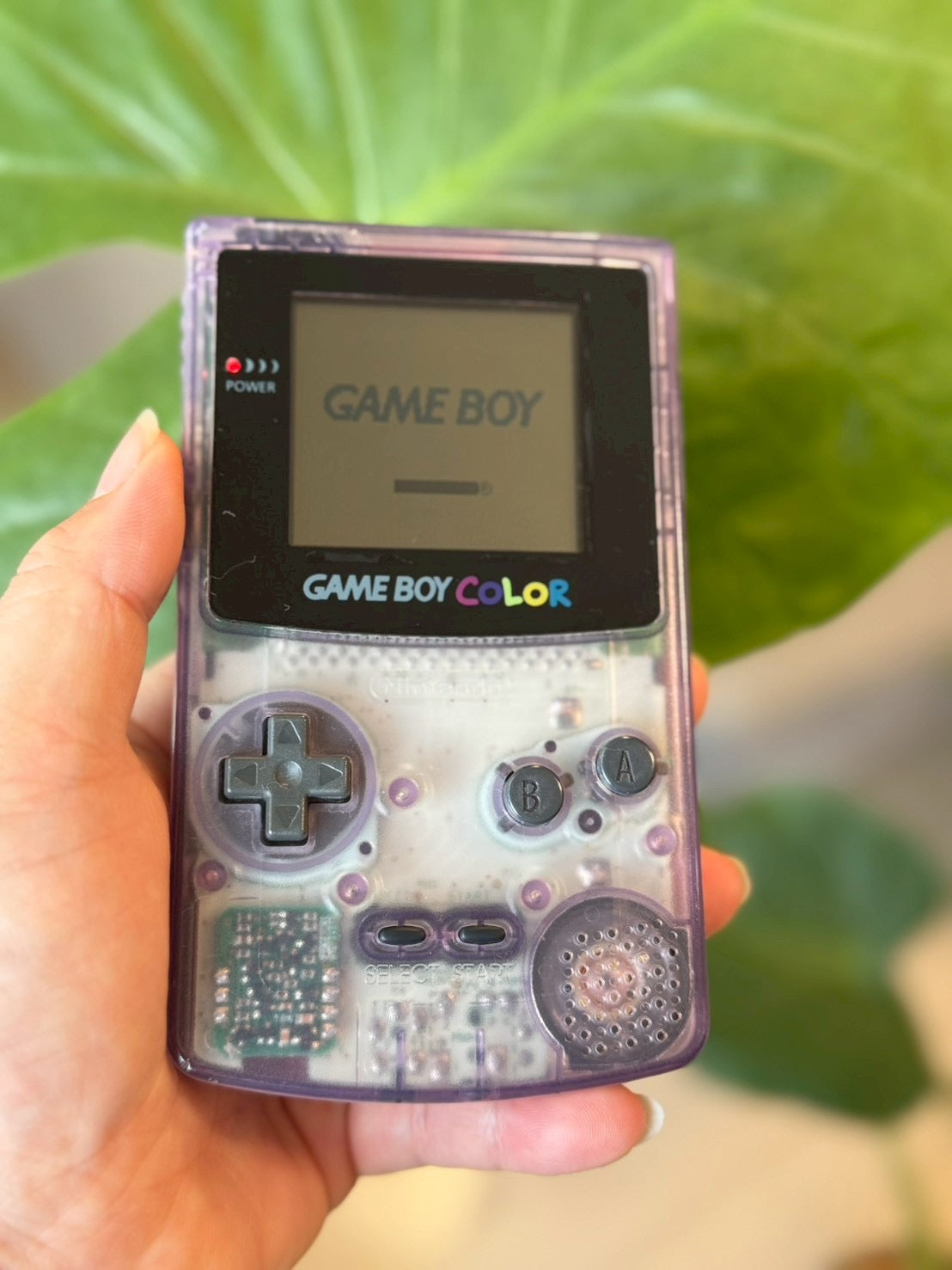 Game Boy Color – Clear Purple (Atomiic purple )