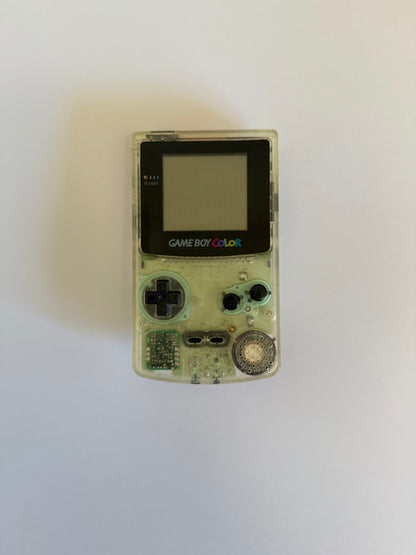 Game Boy Color – Transparente | Consola retro japonesa auténtica (reacondicionada)