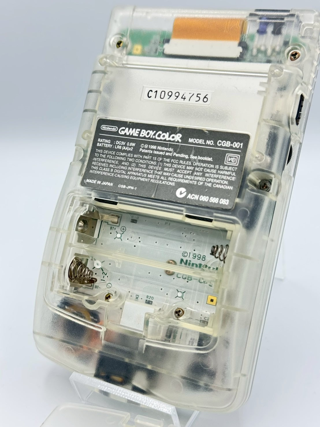 Game Boy Color – Clear White (Transparent)