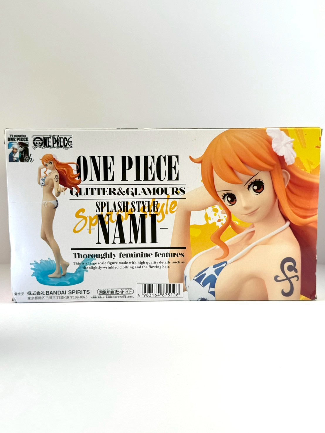One Piece – Nami Glitter & Glamours Splash Style Figure | Authentic Japanese Collectible – Tokyo Retro