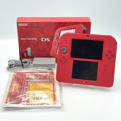 Nintendo 2DS Red Complete in Box 🇯🇵