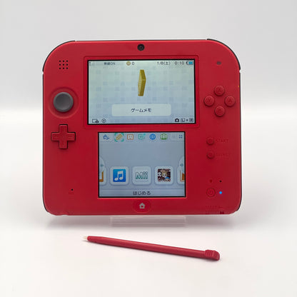 Nintendo 2DS Red Complete in Box 🇯🇵