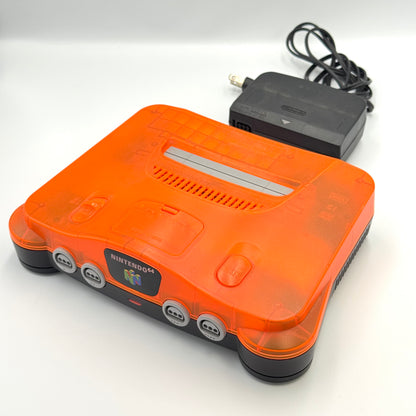 Nintendo 64 Clear Orange Console