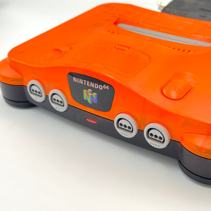 Nintendo 64 Clear Orange Console
