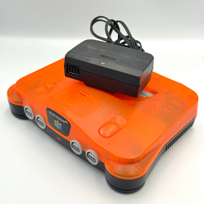 Nintendo 64 Clear Orange Console