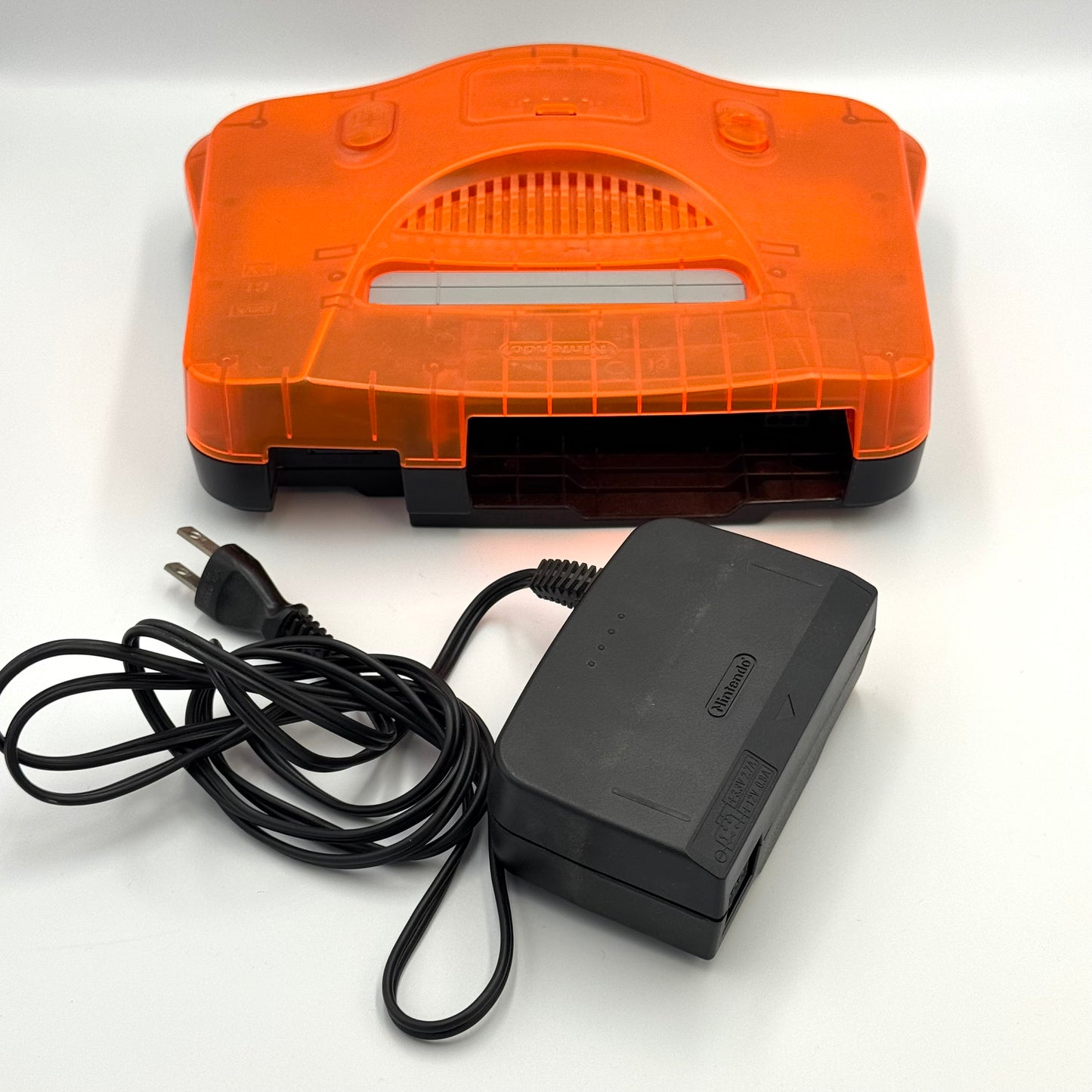 Nintendo 64 Clear Orange Console