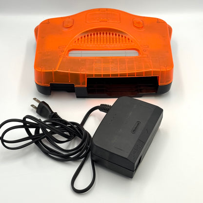 Nintendo 64 Clear Orange Console