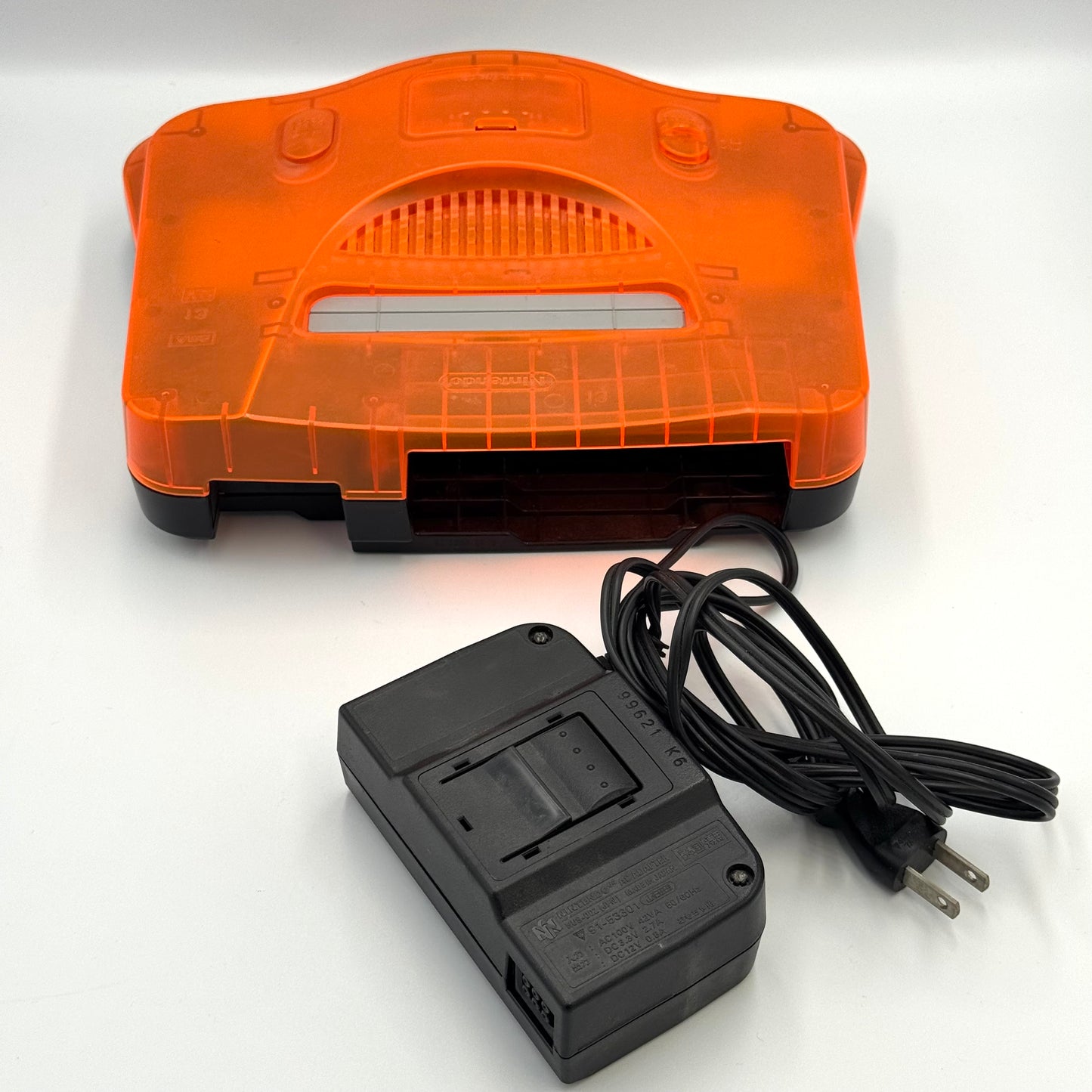 Nintendo 64 Clear Orange Console