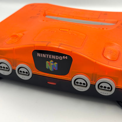 Nintendo 64 Clear Orange Console