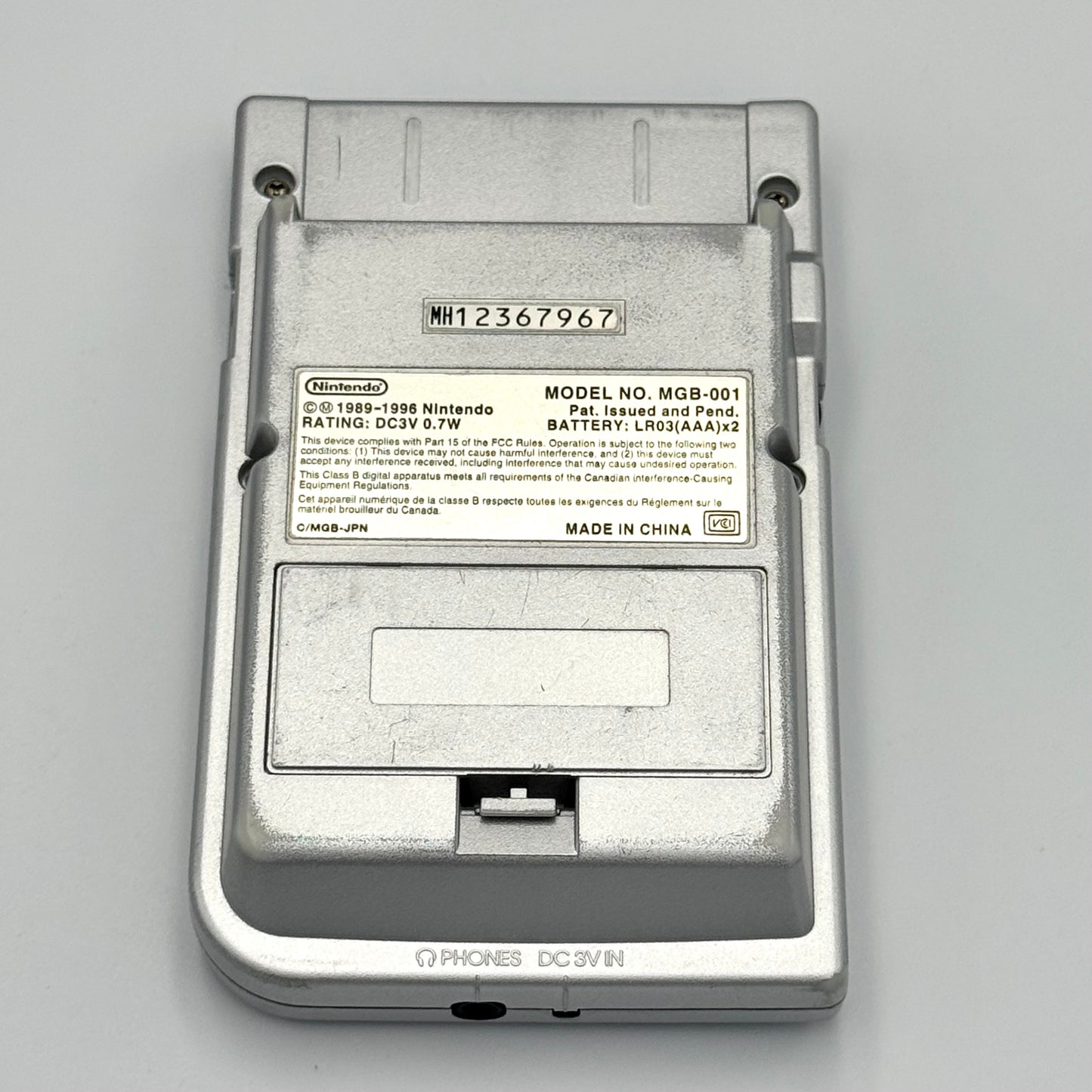 Nintendo Game Boy Pocket Silver