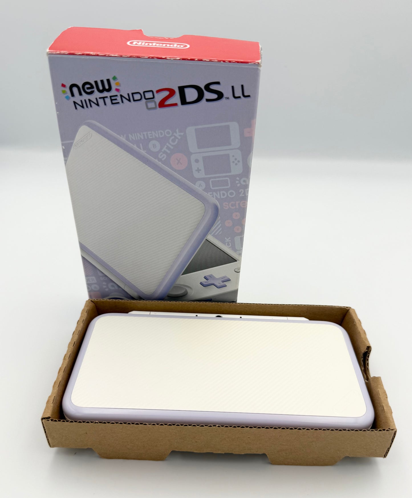 New Nintendo 2DS LL - White Lavender