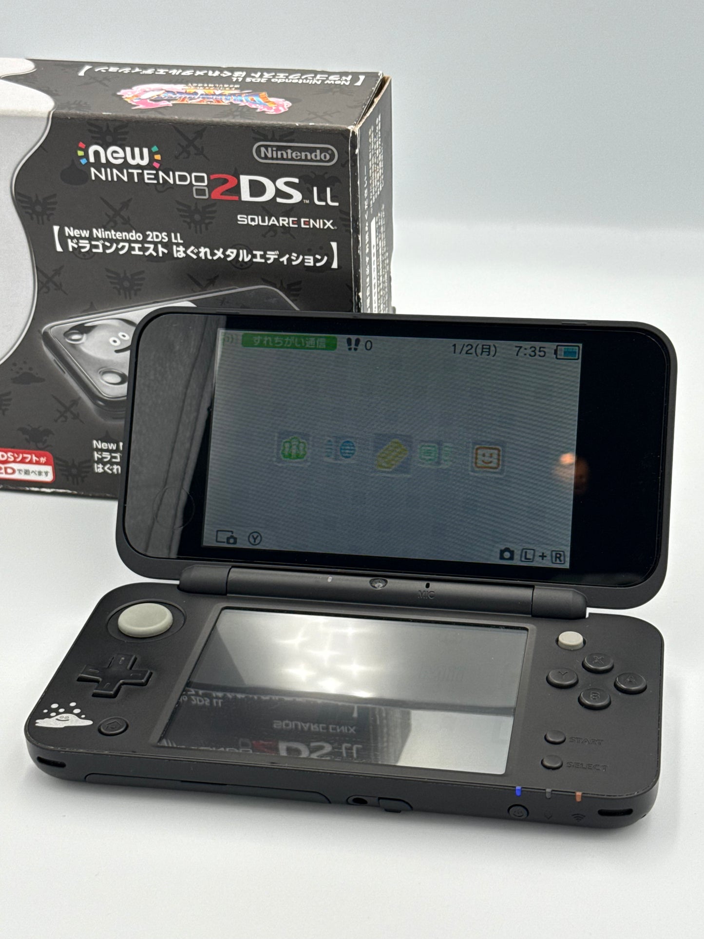 New Nintendo 2DS LL Dragon Quest Hagure Metal Edition – Complete in Box