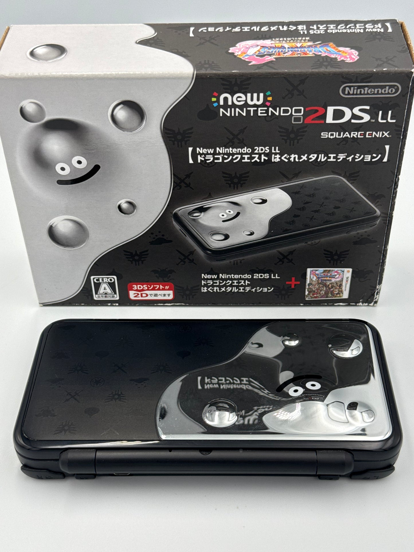 New Nintendo 2DS LL Dragon Quest Hagure Metal Edition – Complete in Box