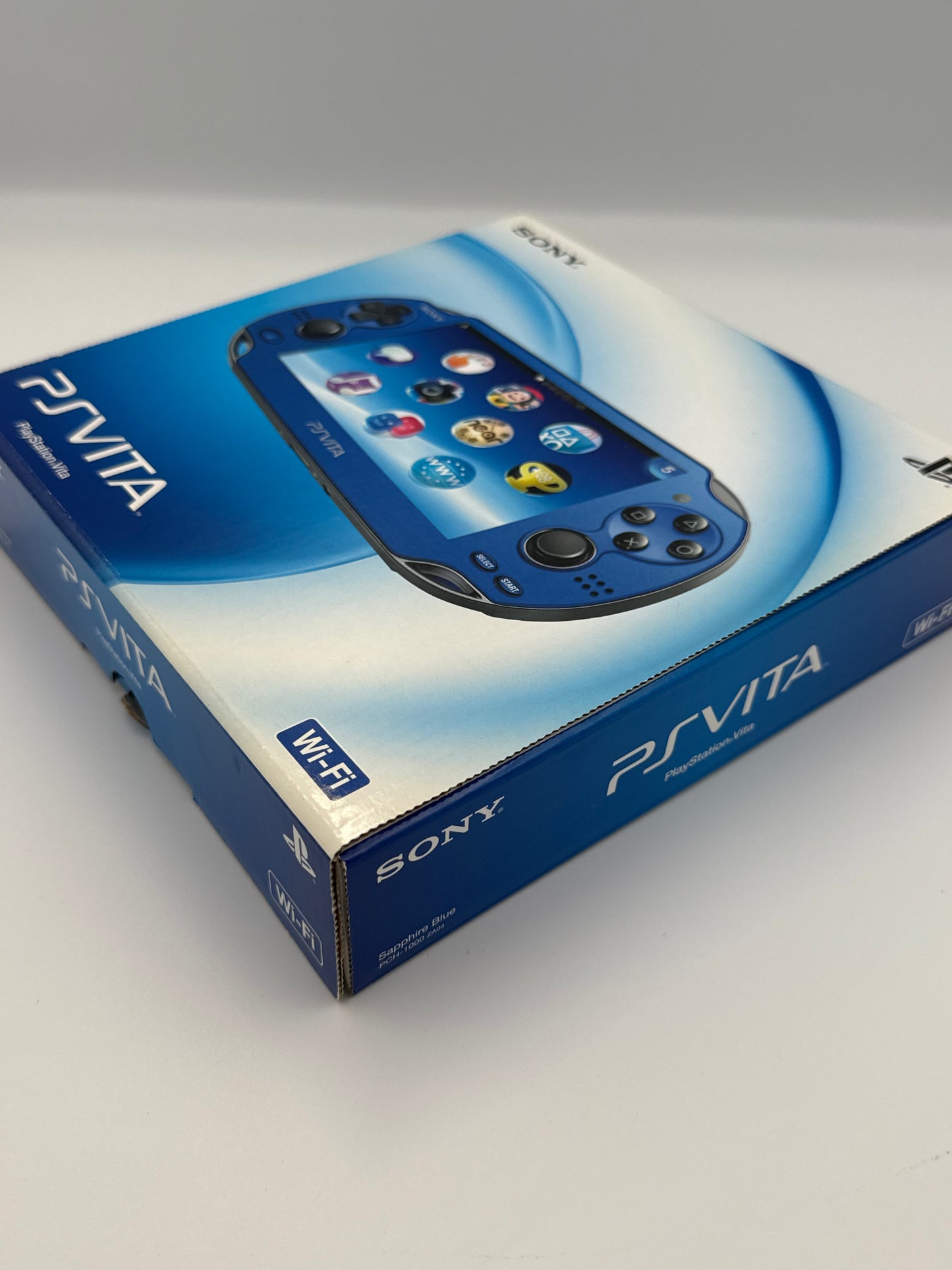 PS Vita Sapphire Blue PCH-1000 + Accessory Pack - CIB