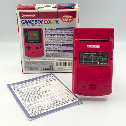 Nintendo Game Boy Color – Red 🇯🇵