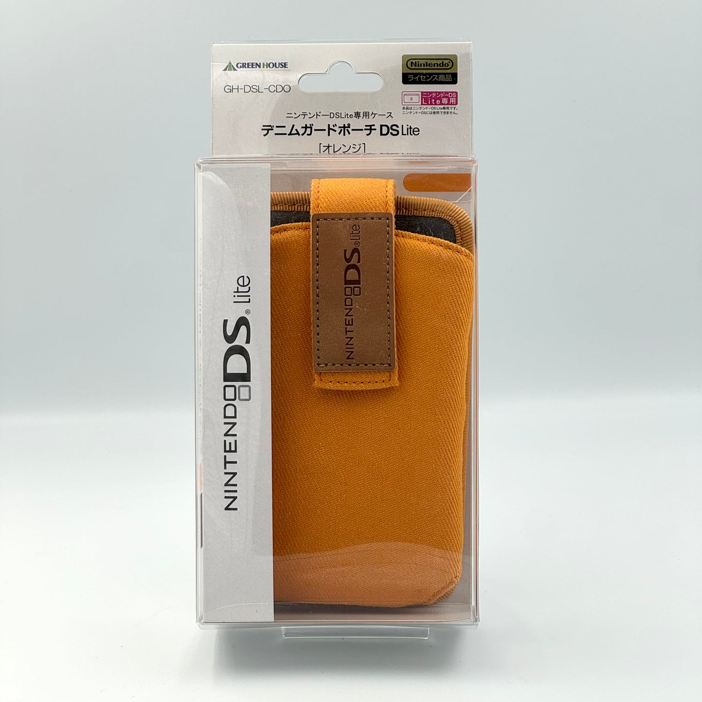 Pochette de protection en jean Nintendo DS Lite – Orange