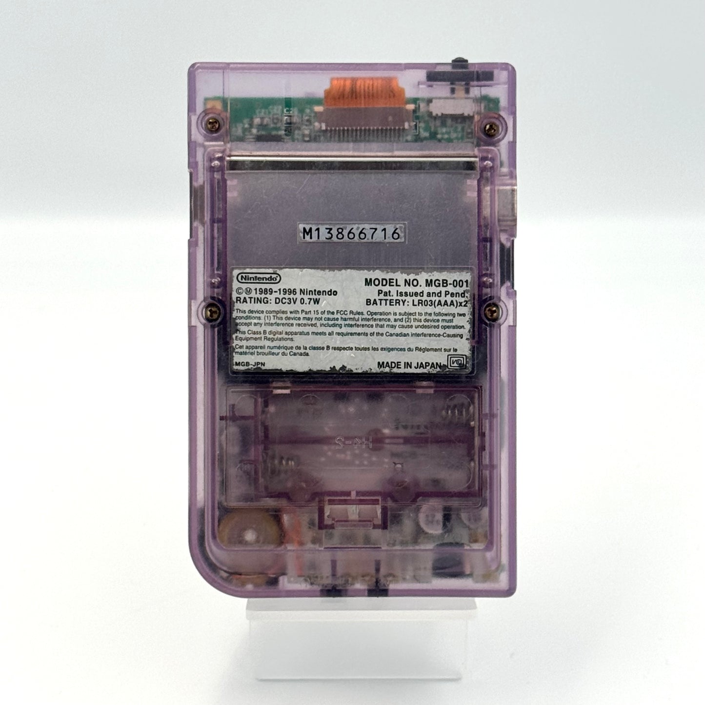 Game Boy Pocket – Clear Purple