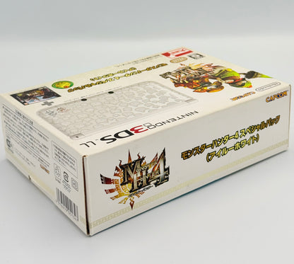 Nintendo 3DS LL Monster Hunter 4 Airou White