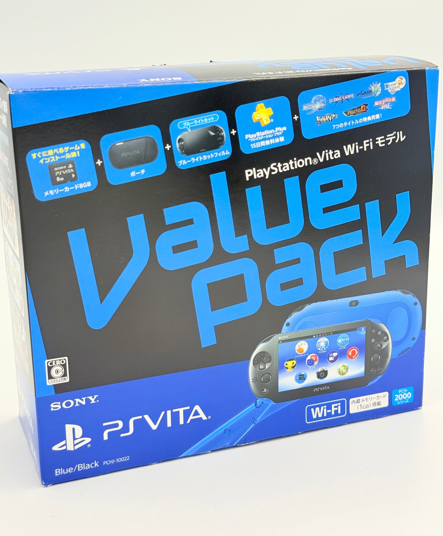 PS Vita 2000 Value Pack - Blue / Black