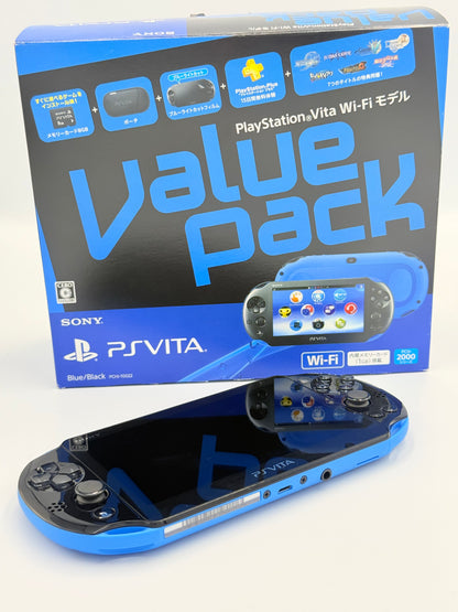 PS Vita 2000 Value Pack - Blue / Black