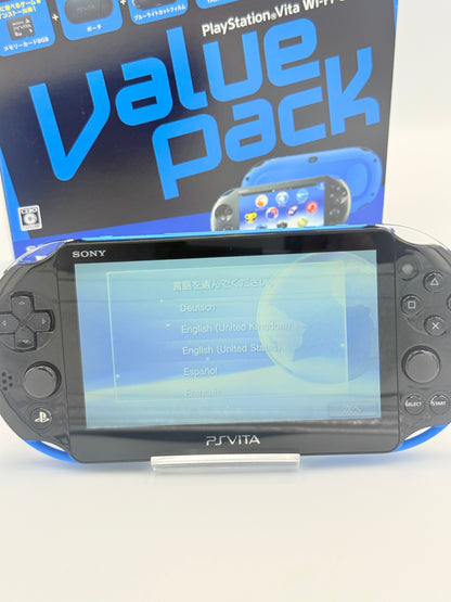 PS Vita 2000 Value Pack - Blue / Black