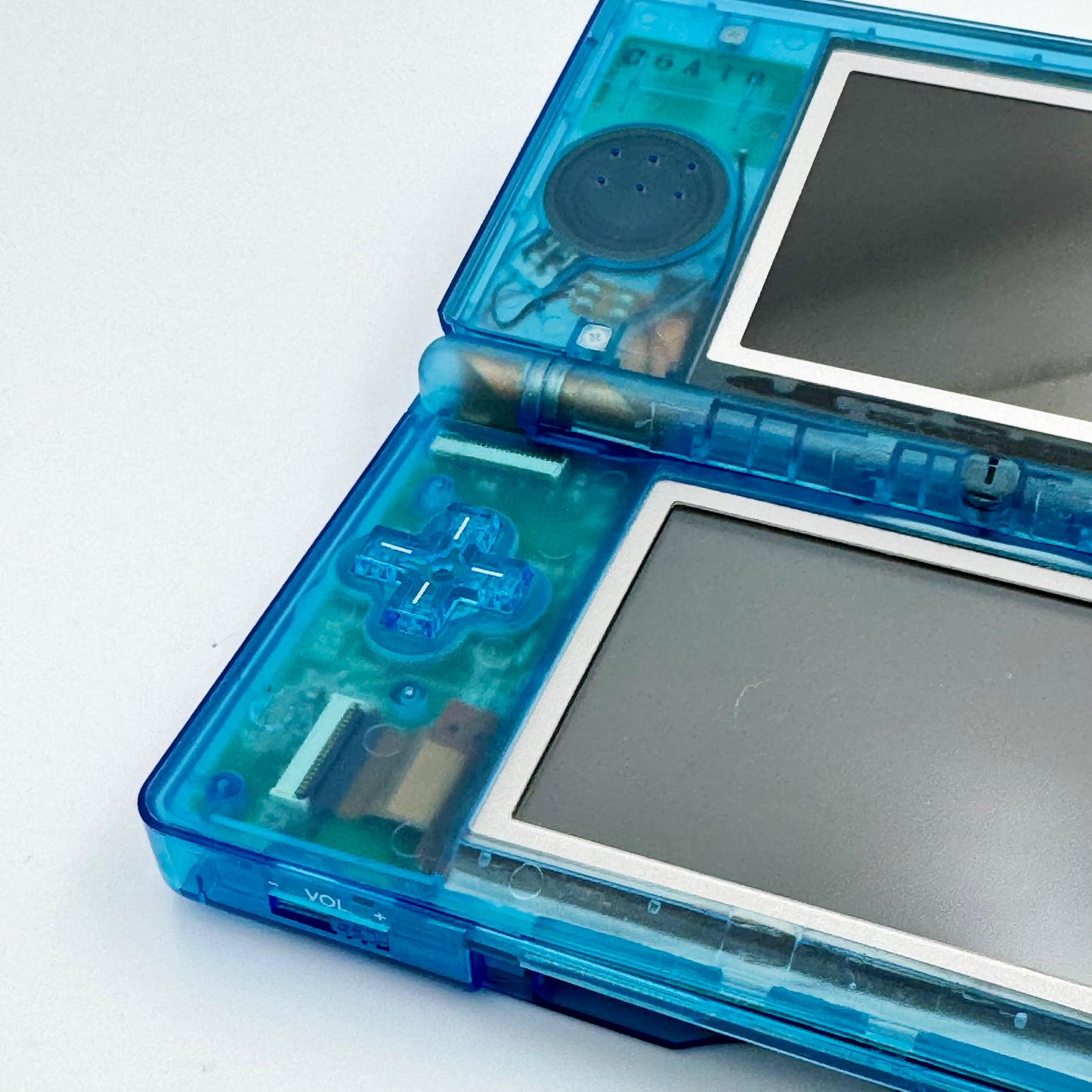 Nintendo DS Lite Custom Transparent Blue
