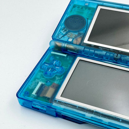 Nintendo DS Lite Custom Transparent Blue