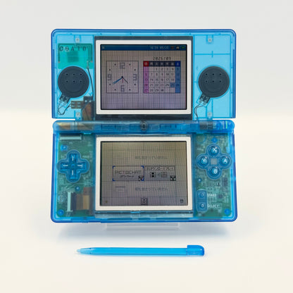 Nintendo DS Lite Custom Transparent Blue