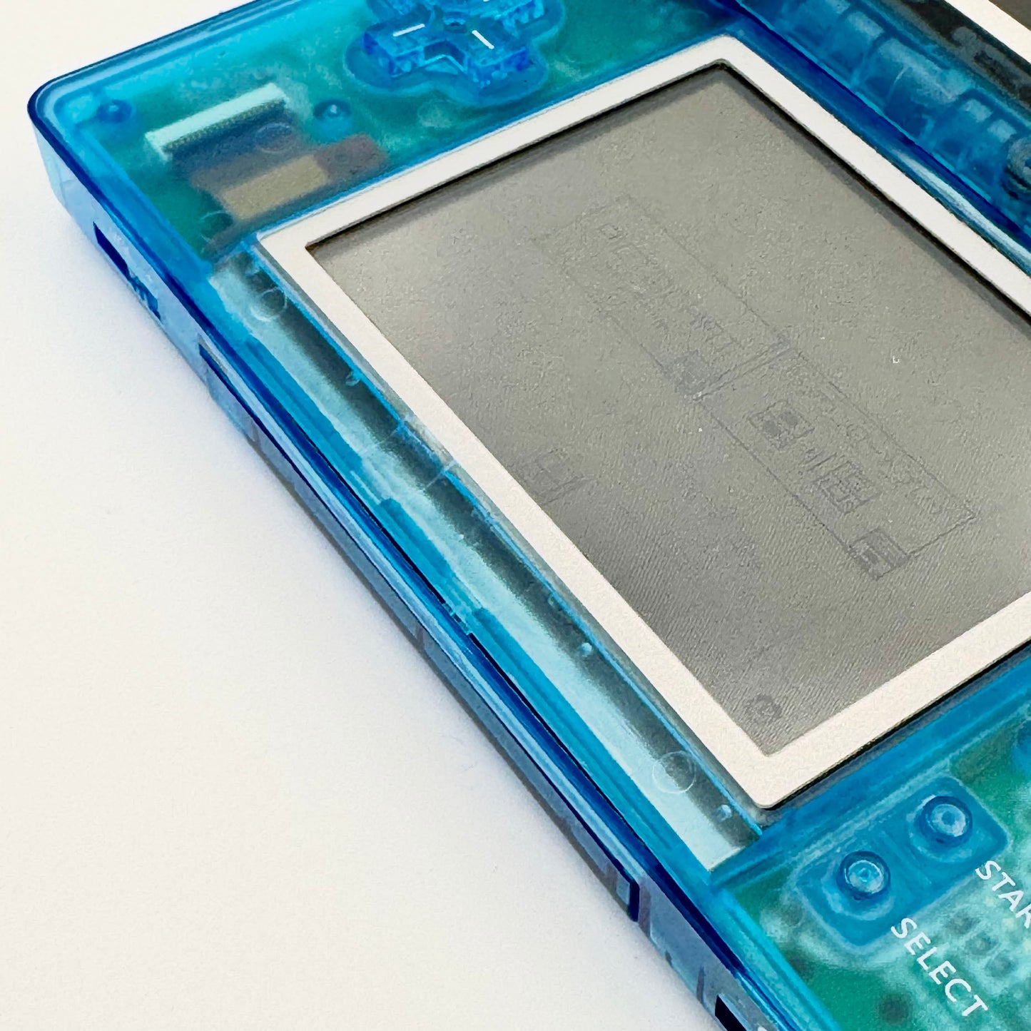 Nintendo DS Lite Custom Transparent Blue