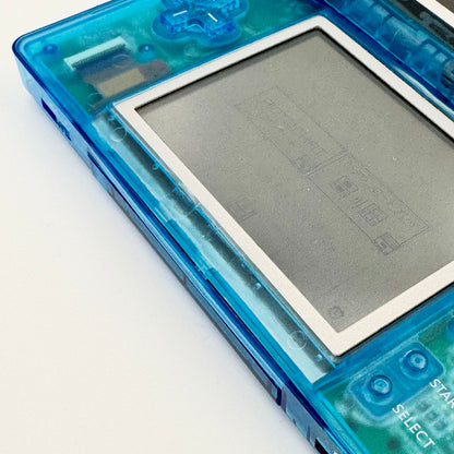 Nintendo DS Lite Custom Transparent Blue