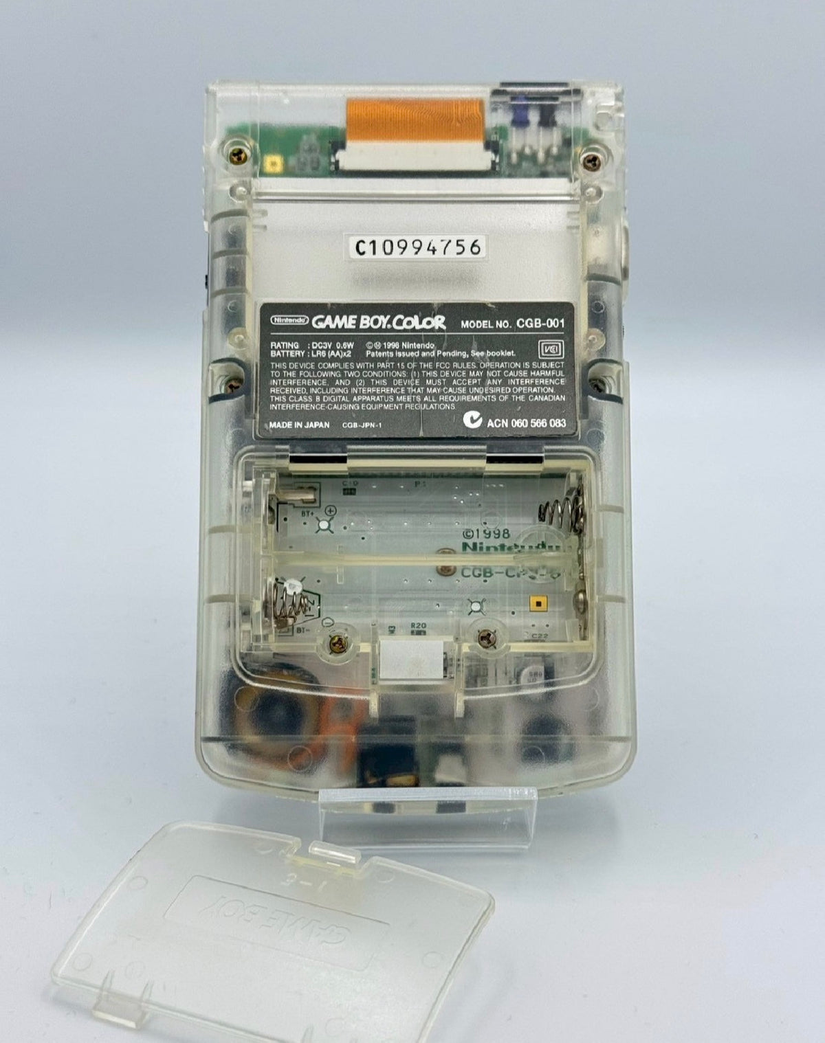 Game Boy Color – Clear White (Transparent)