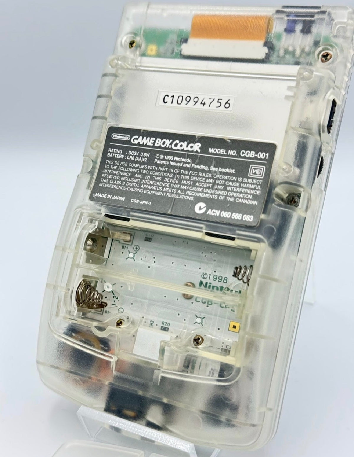 Game Boy Color – Clear White (Transparent)