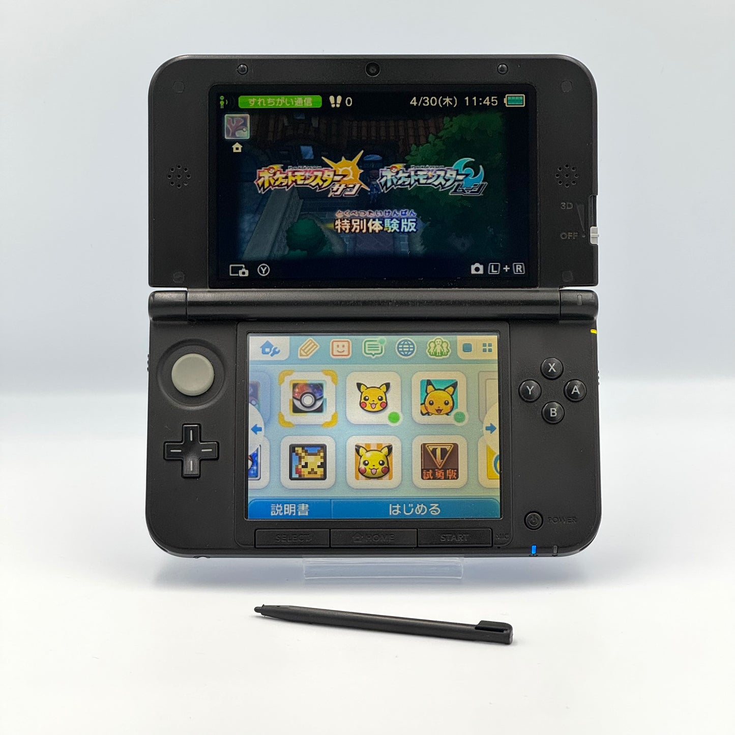 Nintendo 3DS LL – Pokémon X & Y Blue Edition - B Grade