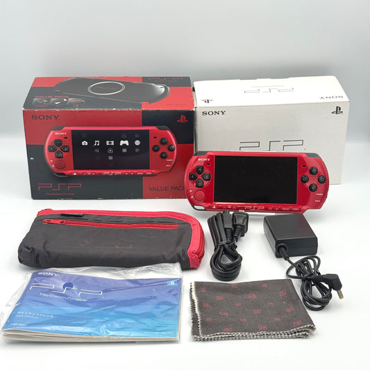 PSP 3000 – Red / Black Value Pack