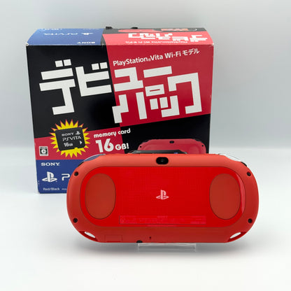 Sony PS Vita 2000 – Pack Rouge et Noir (Complet) 