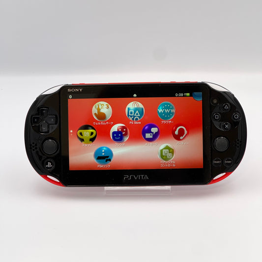 Sony PS Vita 2000 – Red & Black Value Pack (Complete)