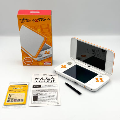New Nintendo 2DS LL – White & Orange