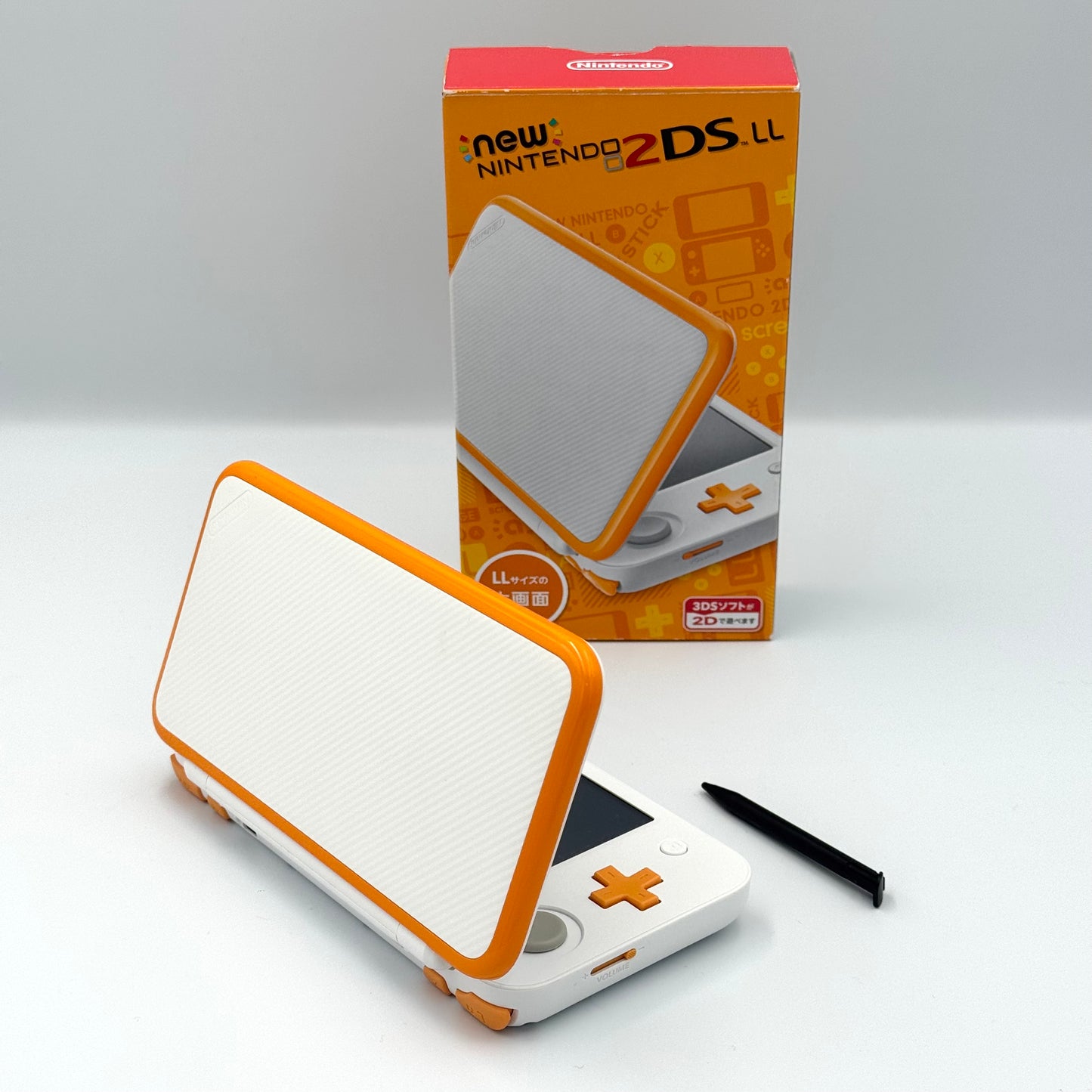 New Nintendo 2DS LL – White & Orange