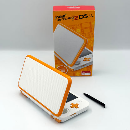 New Nintendo 2DS LL – White & Orange
