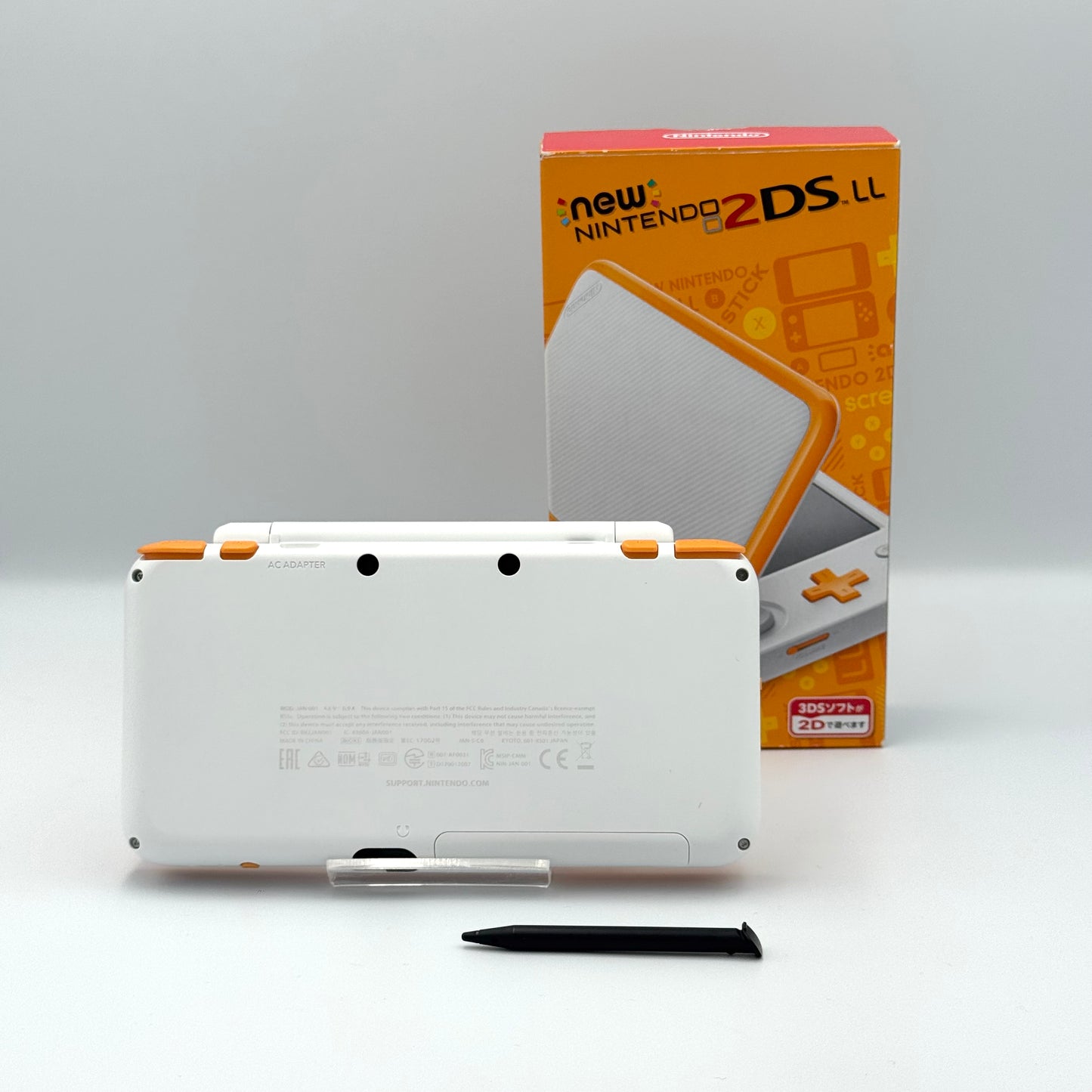 New Nintendo 2DS LL – White & Orange