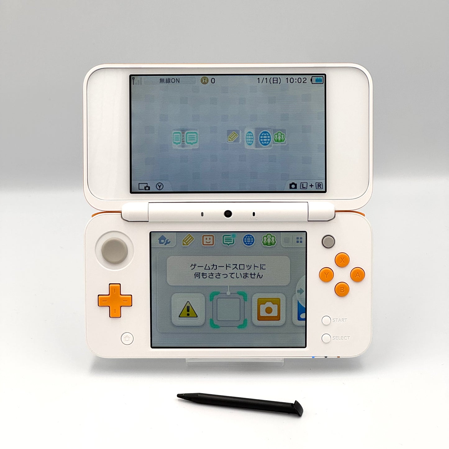 New Nintendo 2DS LL – White & Orange